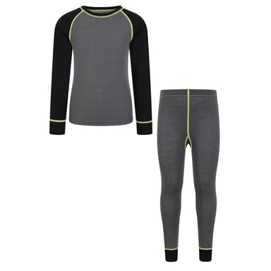 Mountain Warehouse - "Merino II" Basisschicht-Set für Kinder (Legierung)