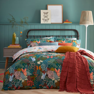Forage Floral Wendebettbezug-Set