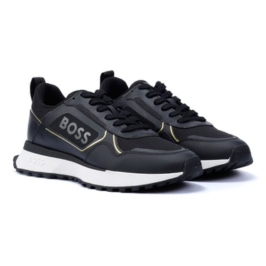 Boss Jonah Runn Herren Schwarz/Gold Turnschuhe
