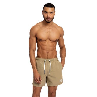 Umbro Herren Taped Swim Shorts (Khaki)