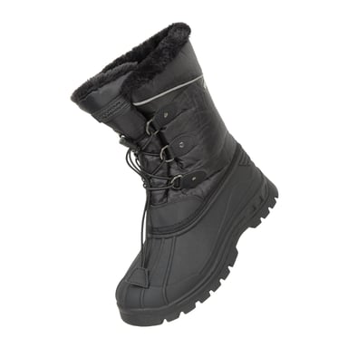 Mountain Warehouse Childrens/Kids Whistler Adaptive Schneestiefel (Schwarz)