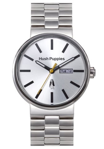 Hush Puppies: Signature Men's Silver Uhr