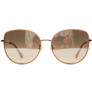 Kate Spade Sonnenbrille mit braunen Glsern und goldenen Glsern