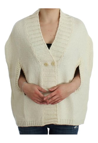 Gestrickter Cardigan Cape