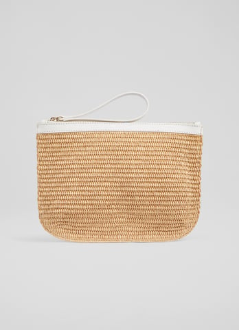 LK Bennett Poppy  Pouches, Natural