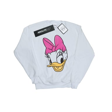 Disney Damen/Damen Daisy Duck Head Painted Sweatshirt (Weiß)
