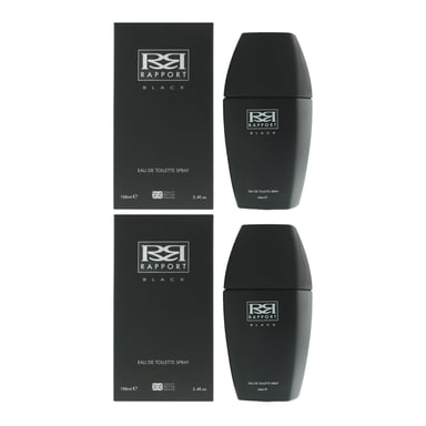 Rapport Black Eau De Toilette 100ml x 2