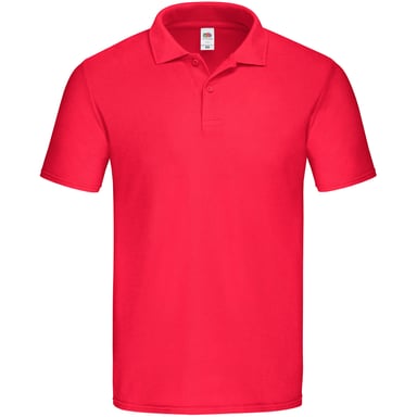 Fruit of the Loom - "Original" Poloshirt für Herren (Rot)