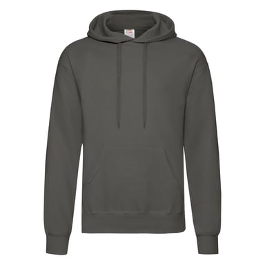 Fruit of the Loom - "Classic" Sweatshirt mit Kapuze für Herren/Damen Unisex (Hellgrau)
