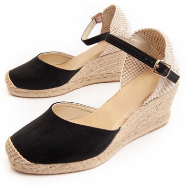 Montevita Espadrille Yuttesum In Schwarz
