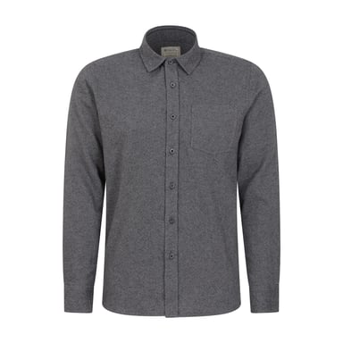 Mountain Warehouse Herren Bamford Melange Hemd (Grau)