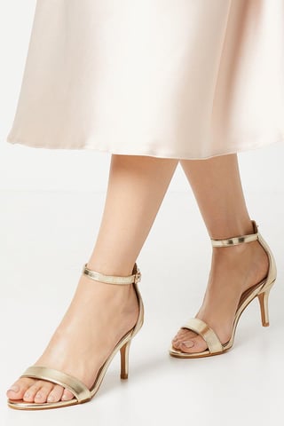Tasha Low Stiletto Barely There Heeled Sandals