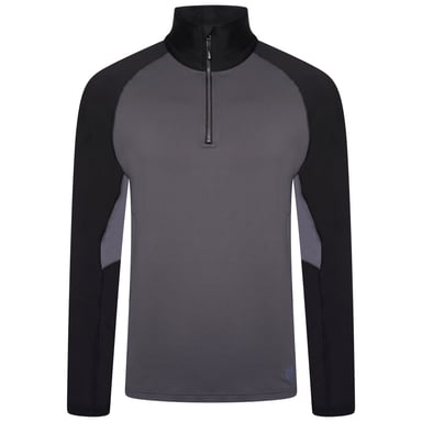 Dare 2B Mens Fuser Core Stretch Half Zip Thermal Top (Ebenholz grau)