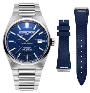 Frédérique Constant Highlife Cosc Silber Herren Armbanduhr FC-303N4NH6B