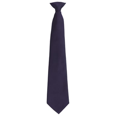 Premier - "Colours Fashion" Krawatte Zum Anklemmen für Herren/Damen Unisex (Marineblau)