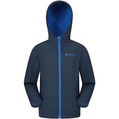 Mountain Warehouse Childrens/Kids Exodus Wasserfeste Soft Shell Jacke (Navy)