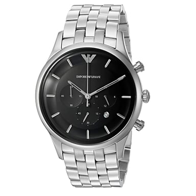 Emporio Armani Herrenuhr Quartz Silber