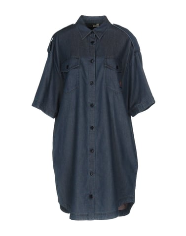 Love Moschino Blue Denim Shirt Dress