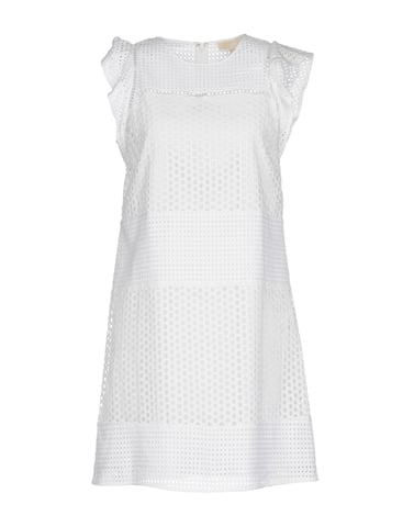 Dress Michael Michael Kors White Women's Cotton