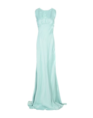 Elisabetta Franchi Light Green Full Length Dress