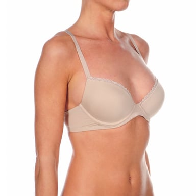 NURIA Damen-Push-up-BH aus Mikrofaser mit Bügeln und Cups