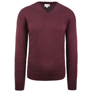 Lacoste Wollmenschen Burgundpullover