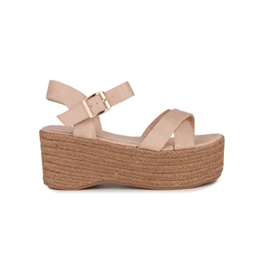 Platform sandal Montevita in Beige