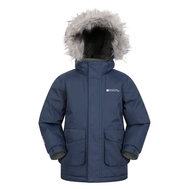 Mountain Warehouse Childrens/Kids Ranger Logo Water Resistant Jacket (Blau)