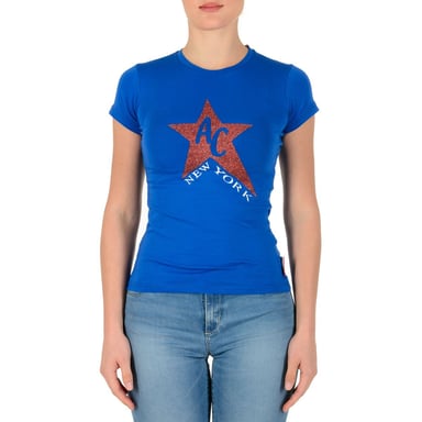 Andrew Charles by Andy Hilfiger T-Shirt für Damen TS501 03 1002 Tarana Blau