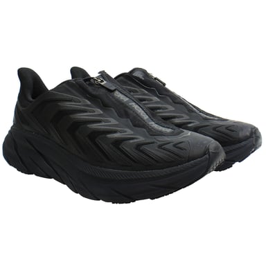 Hoka One Project Clifton Unisex-Laufschuhe, Schwarz