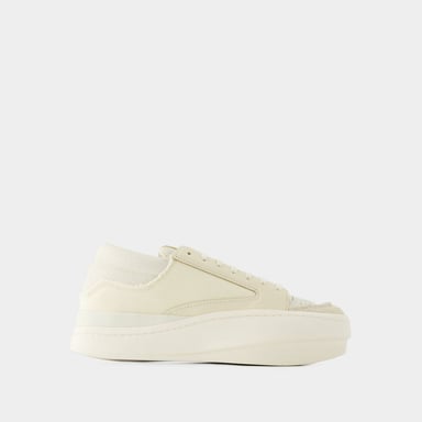 Sneakers Lux Bball Low - Y-3 - Leder - Weiß