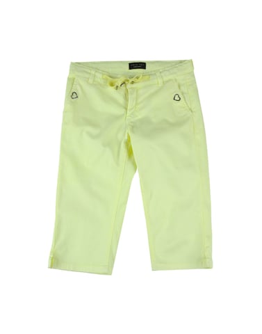 TROUSERS Twinset Acid green Girl Cotton