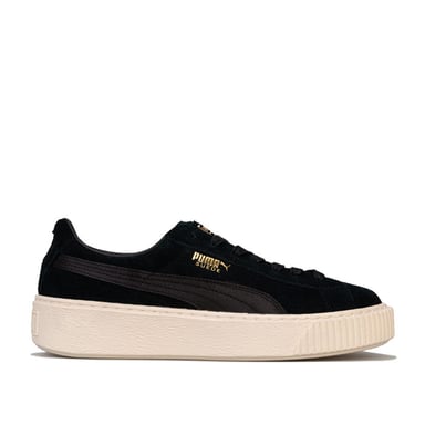 Baskets Suede Platform Mono Satin