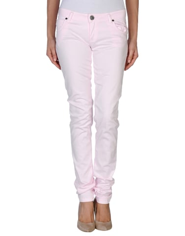 Nenette Woman Casual trousers Pink Cotton