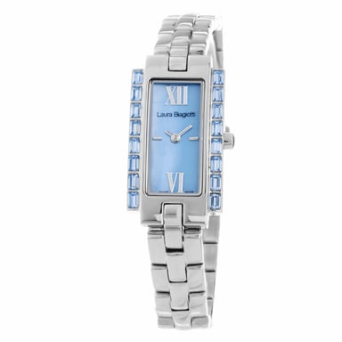 Laura Biagiotti Damenuhr Quartz Silber Blau