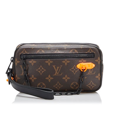 Vintage Louis Vuitton Monogramm Solar Ray Pochette Wolga braun