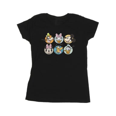 Disney - "Mickey Mouse and Friends" T-Shirt für Damen (Schwarz)