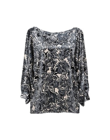 Kaos Black Print Blouse