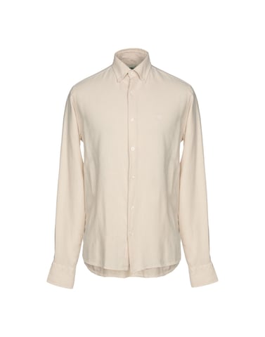 Henry Cotton's Beige Cotton Shirt