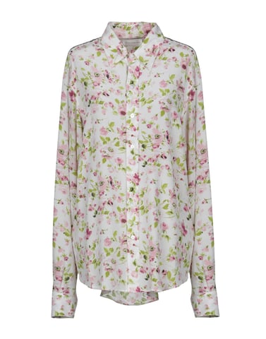 Faith Connexion Ivory Floral Design Silk Shirt