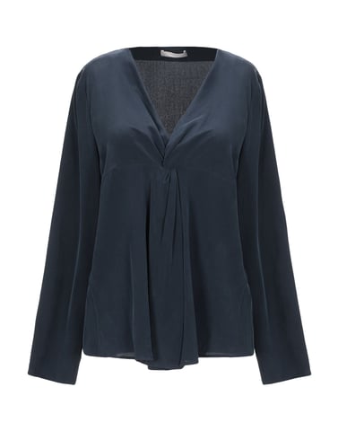 Stefanel Dark Blue Silk Blouse