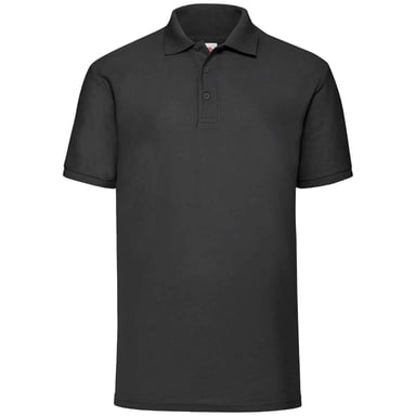 Fruit of the Loom - "65/35" Poloshirt für Herren (Schwarz)