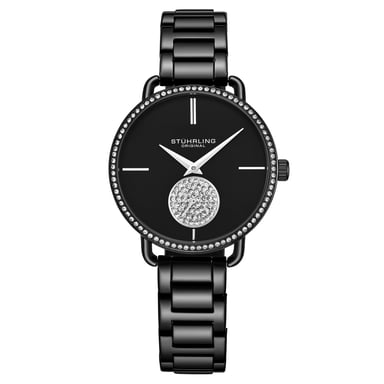 Schwarz Astraea Quarz 38mm