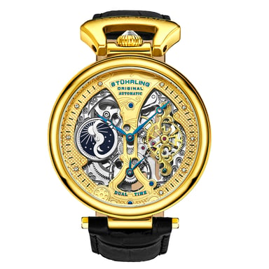 Gold Emperor's Grand DT Automatik 46mm Skeleton