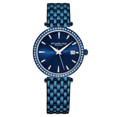 Marineblaue Symphonie Quarz 40mm