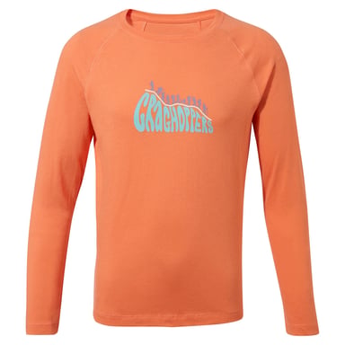 Bates LS T-Shirt Fusion Coral Bubble