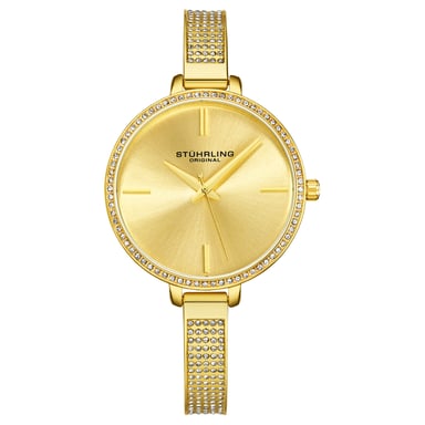 Gold Pentai Quarz 36mm
