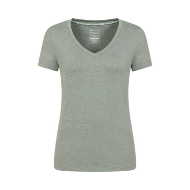 Mountain Warehouse - "Vitality" T-Shirt V-Ausschnitt für Damen (Khakigrün)