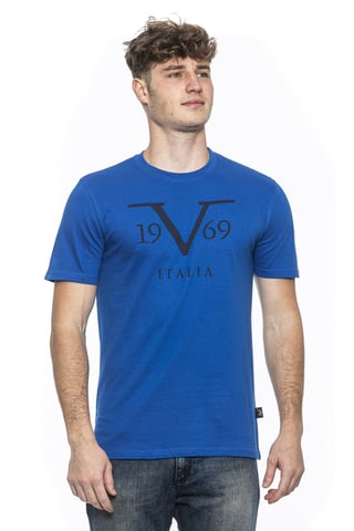19V69 Italia Herren T-Shirt Blau Rayan Königsblau