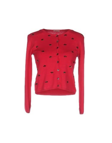 P.A.R.O.S.H. Fuchsia Silk Knit Cardigan